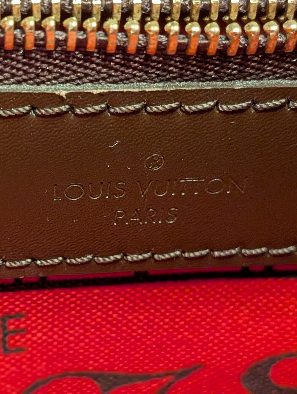Authentic LV Bundle Neverfull PM Damier Ebene W Pouch - Picture 9 of 16